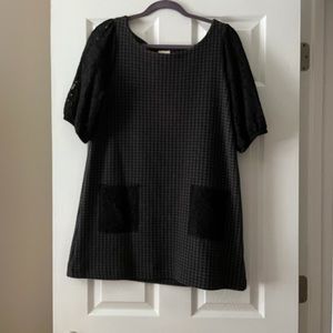 Anthropologie brand black dress